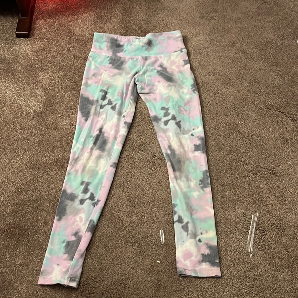 Tie dye justice leggings